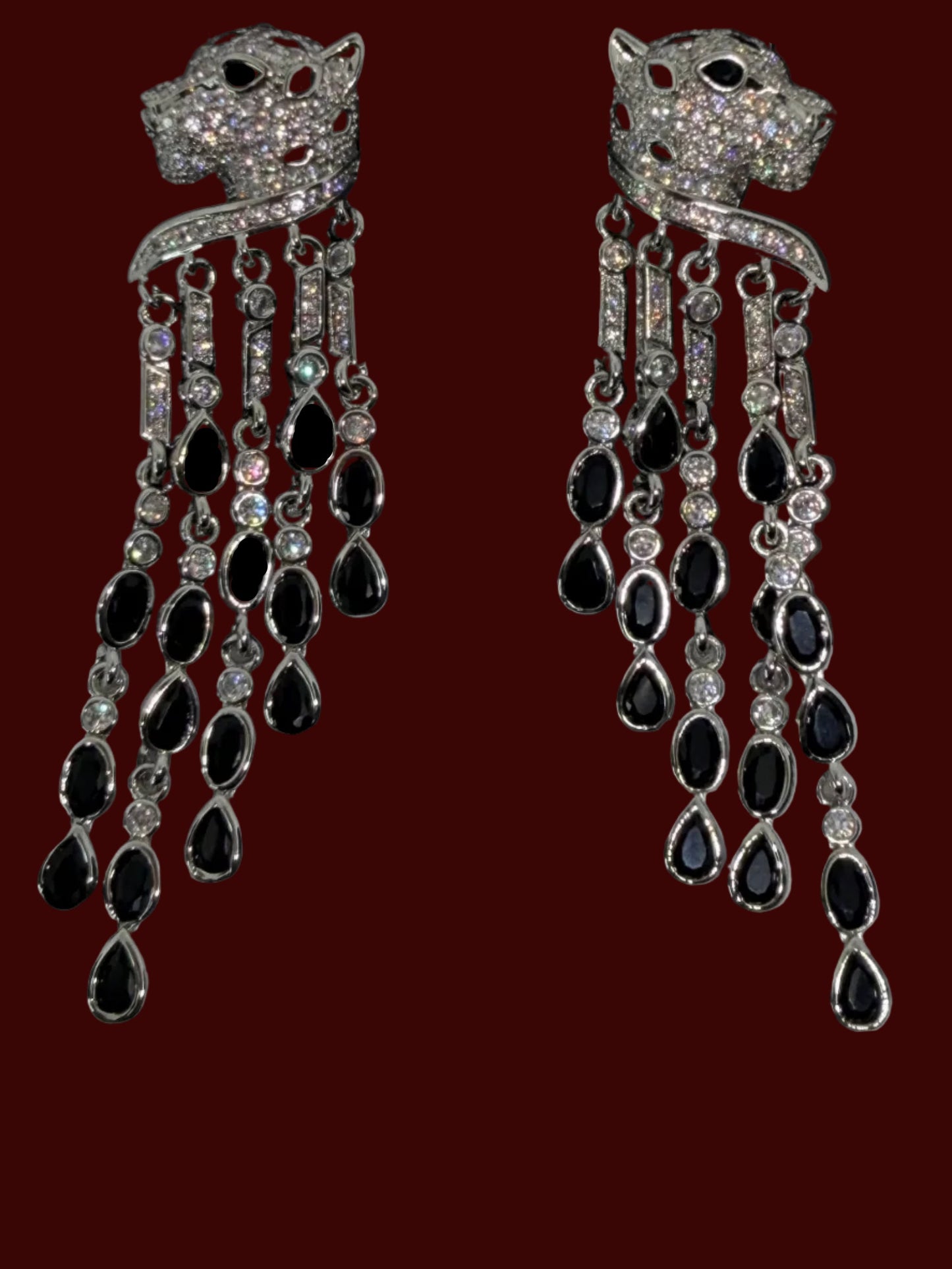 Panther Drops Earrings