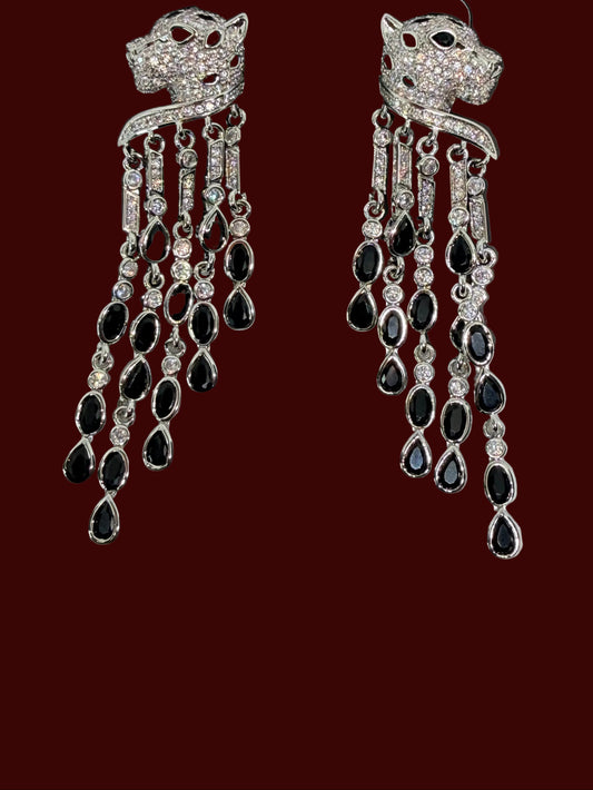 Panther Drops Earrings