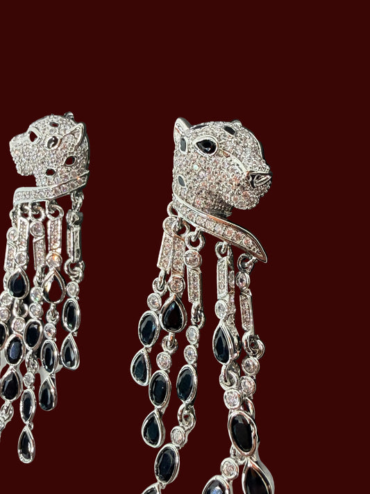 Panther Drops Earrings